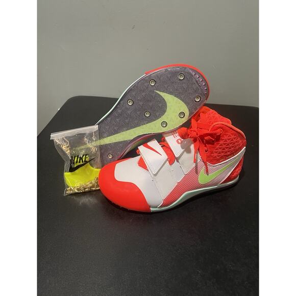 New Men’s Sz 8 Nike Zoom Javelin Elite 3 Track & Field Throwing Shoes Orange